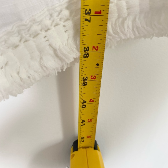 Scandal 100% linen White Dress Size L - Picture 3 of 6